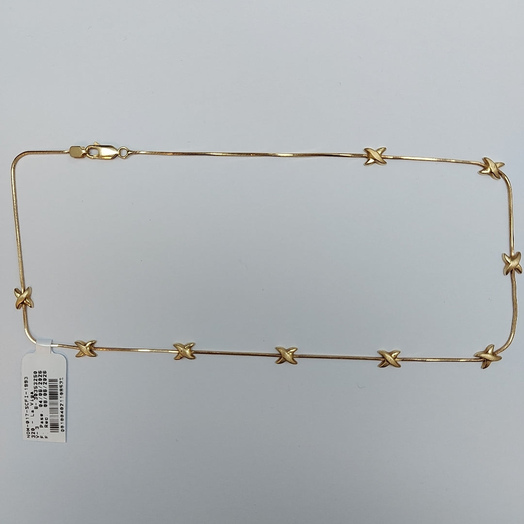 GARGANTILLA ORO 14 K 6.4 GRMS (SEMINUEVO)