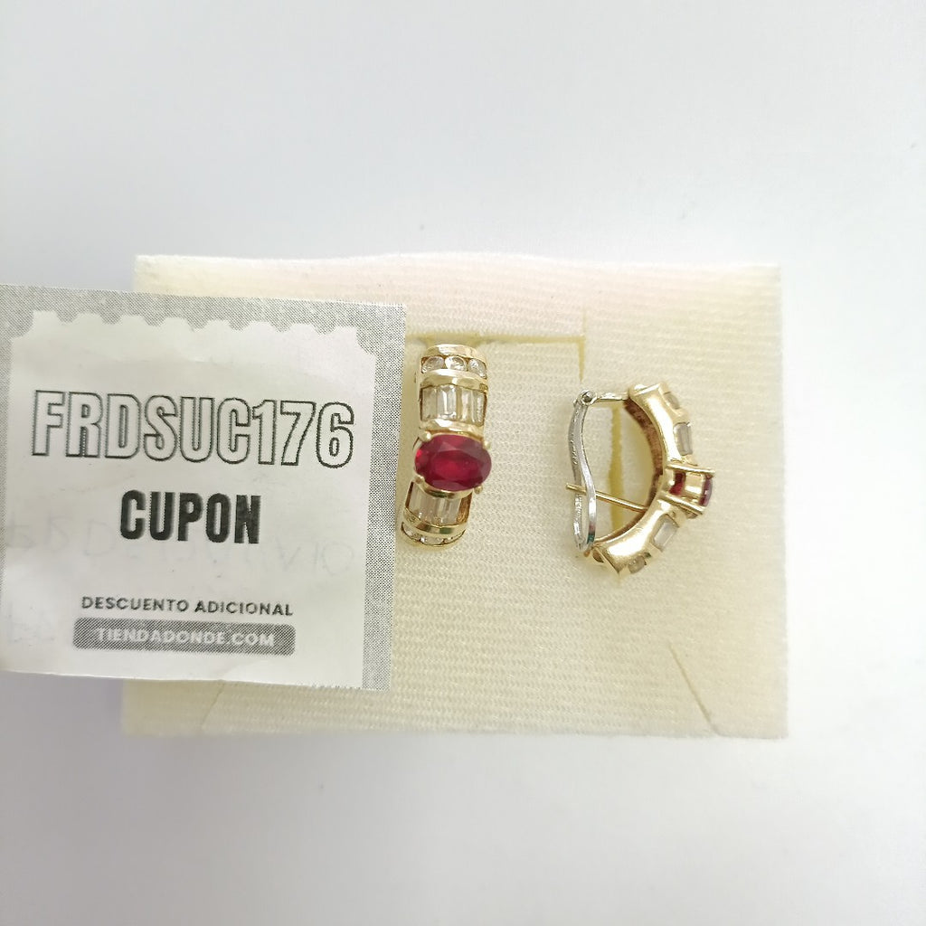 ARETES PAR ORO 14 K 11,20 GRMS (SEMINUEVO)