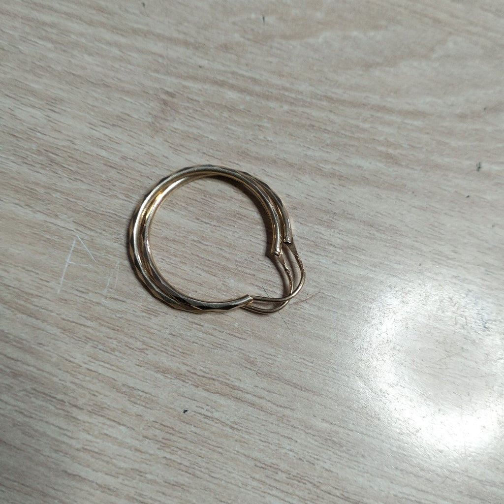 ARRACADAS PAR ORO 14 K 2.2 GRMS (SEMINUEVO)
