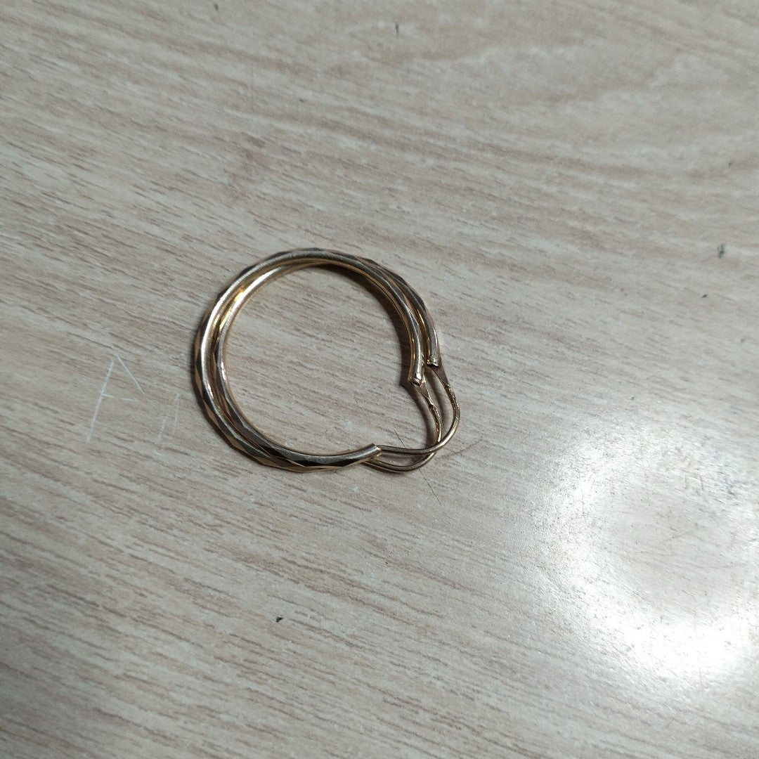 ARRACADAS PAR ORO 14 K 2.2 GRMS (SEMINUEVO)