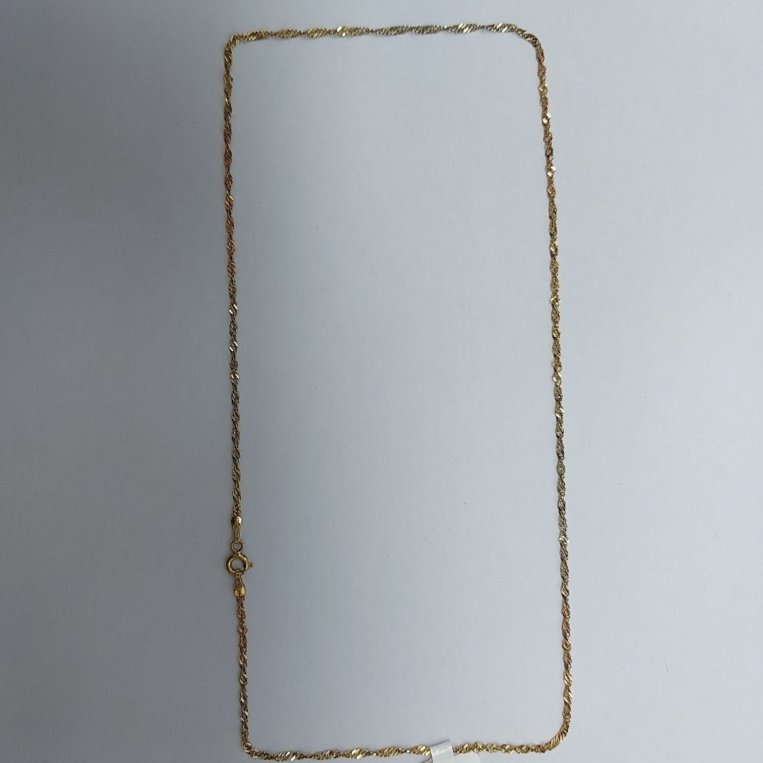 CADENA ORO 14 K 2,70 GRMS (SEMINUEVO)