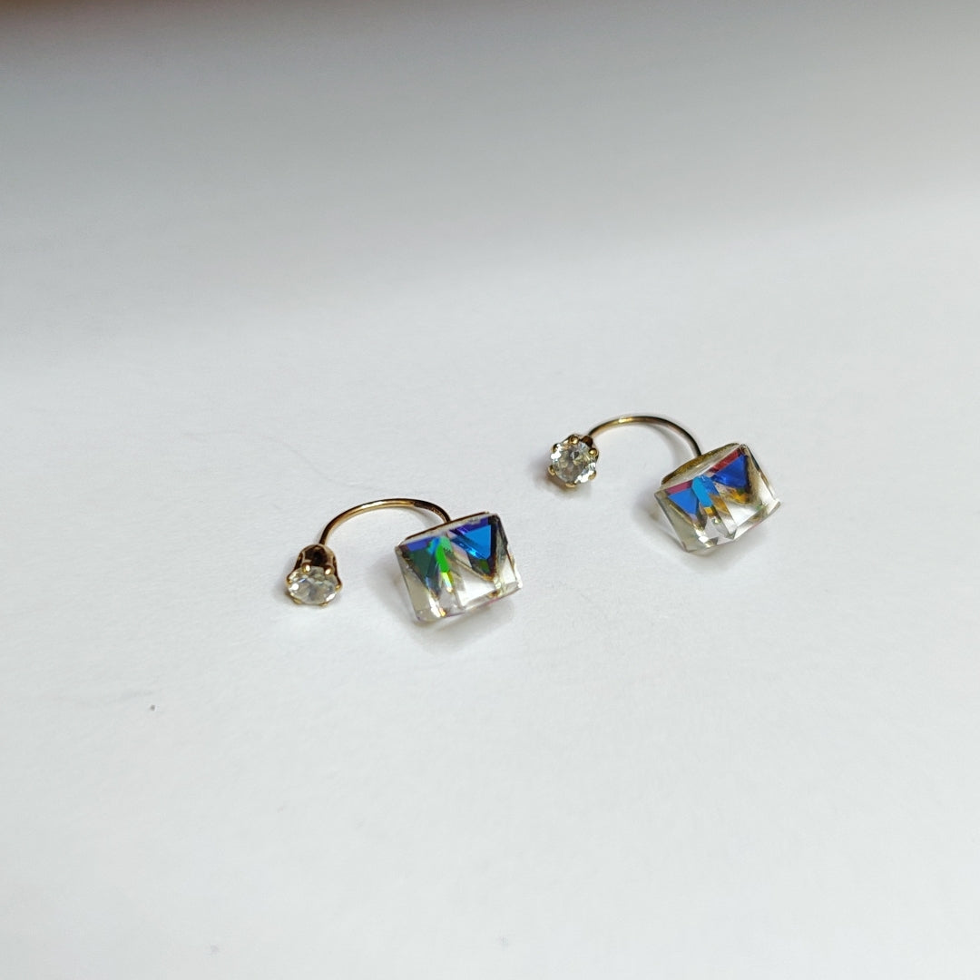 ARETES PAR ORO 14 K 1.7 GRMS (SEMINUEVO)