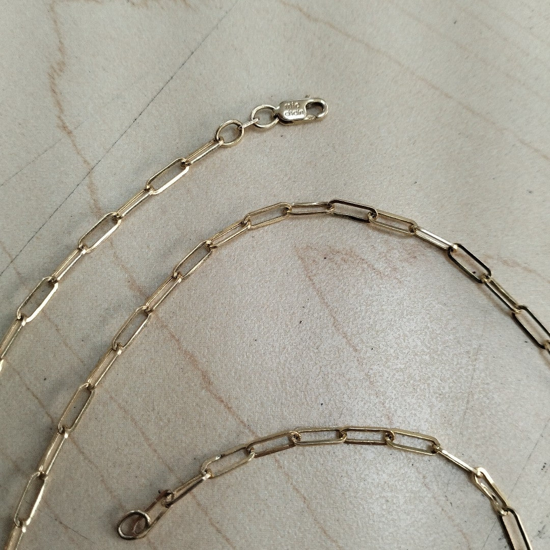 CADENA ORO 14 K 2.6 GRMS (SEMINUEVO)