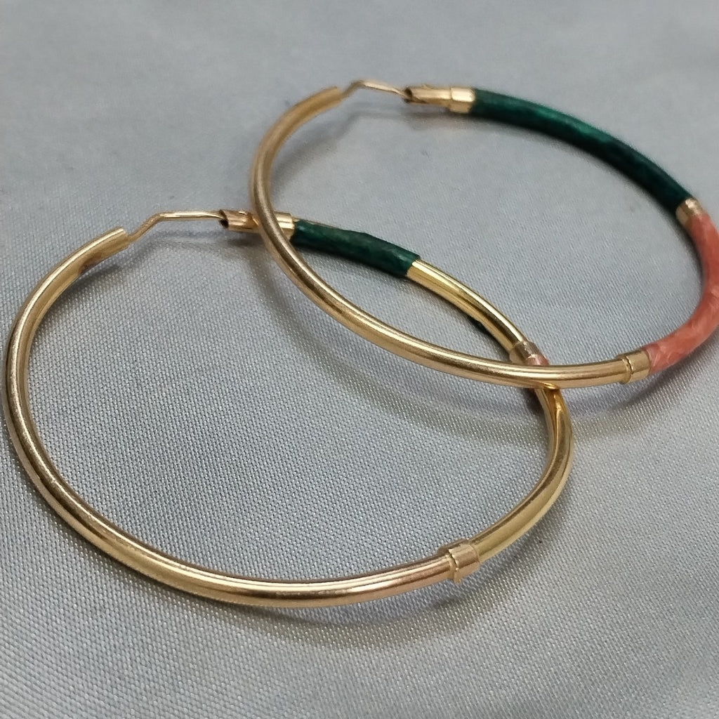 ARRACADAS PAR ORO 14 K 5.2 GRMS (SEMINUEVO)