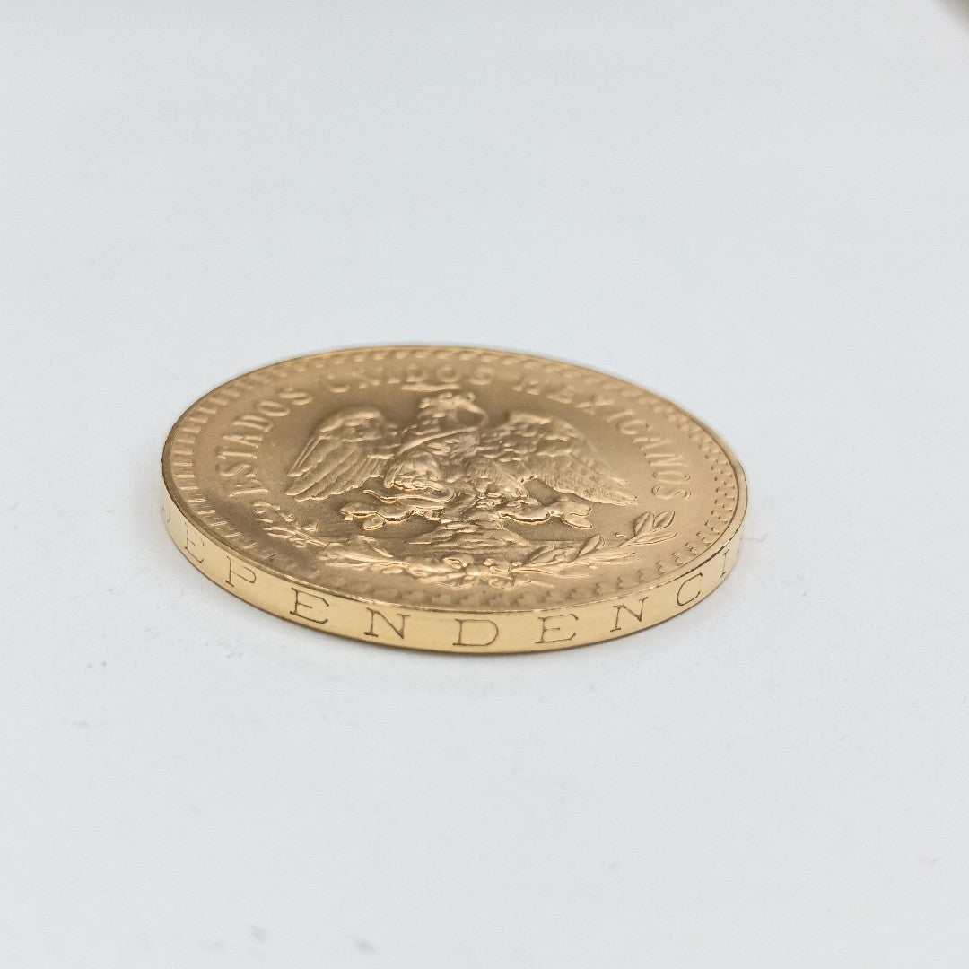 K1 41.6 GRMS 21 K IDENTIFICACIÓN MONEDA NOMINATIVA MONEDAS PESOS 50 PESOS (SEMINUEVO)