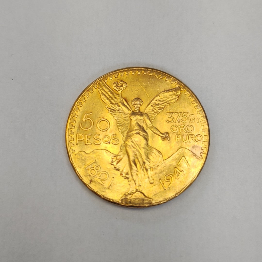 K1 41.6 GRMS 21 K IDENTIFICACIÓN MONEDA NOMINATIVA MATERIALES ORO OBSER (SEMINUEVO)