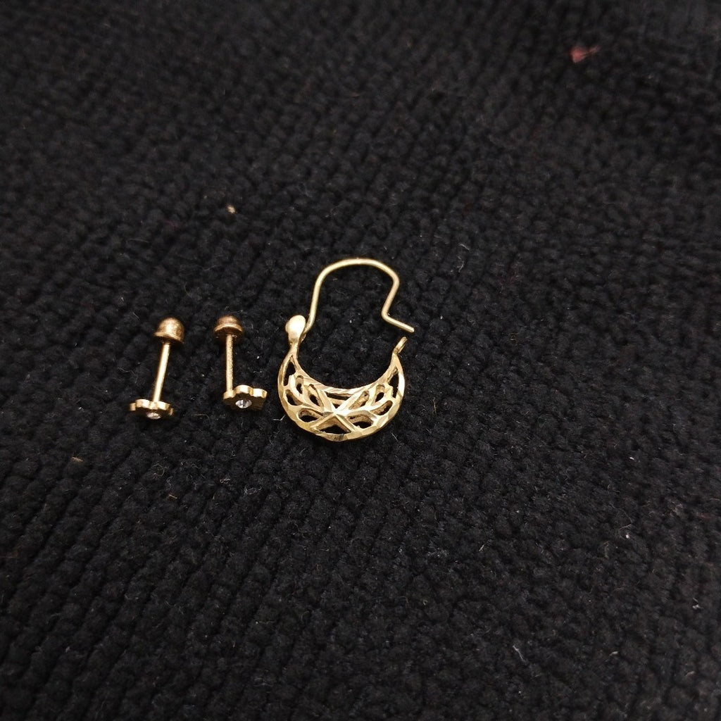 ARETES PAR ORO 10 K 0.6 GRMS (SEMINUEVO)