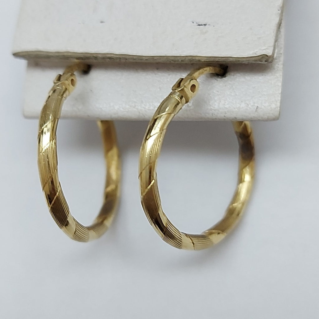 ARRACADAS PAR ORO 14 K 1,80 GRMS (SEMINUEVO)