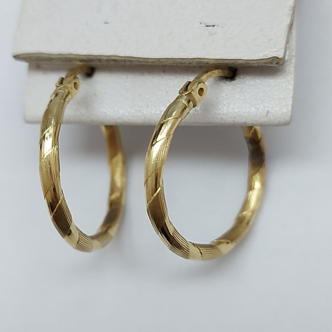 ARRACADAS PAR ORO 14 K 1,80 GRMS (SEMINUEVO)