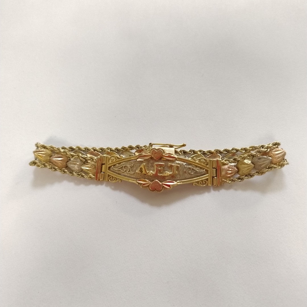 ESCLAVA ORO COMBINADO 14 K 14.2 GRMS (SEMINUEVO)