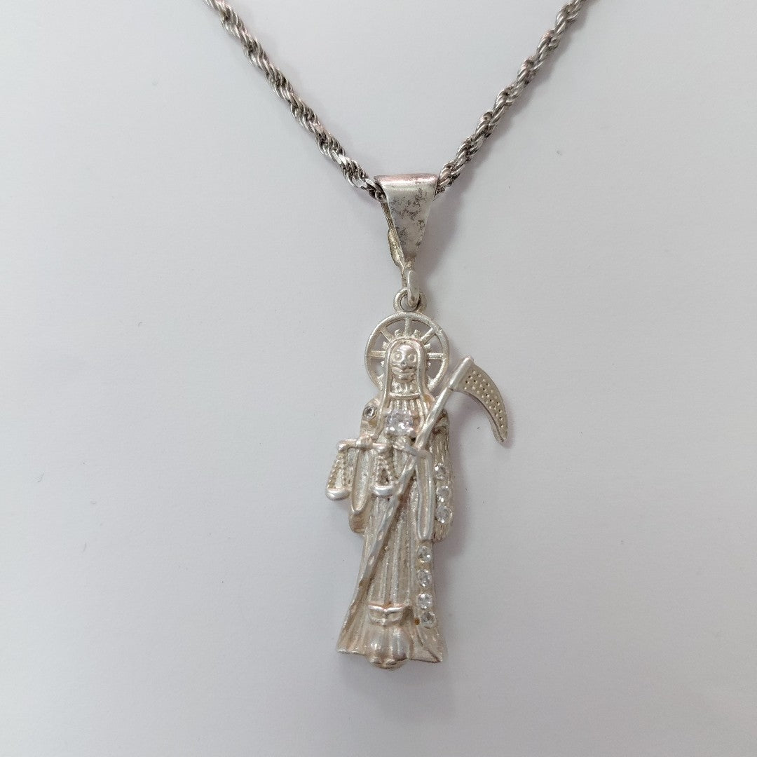 CADENA, DIJE PLATA 10 GRMS (SEMINUEVO)