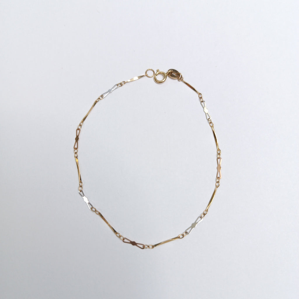 PULSERA ORO,ORO COMBINADO 14 K 0,70 GRMS (SEMINUEVO)