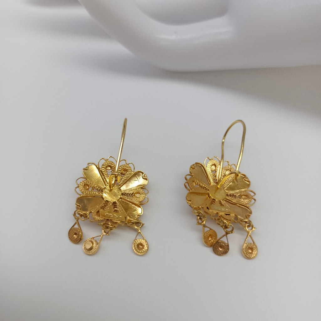ARRACADAS PAR ORO 10 K 3.2 GRMS (SEMINUEVO)