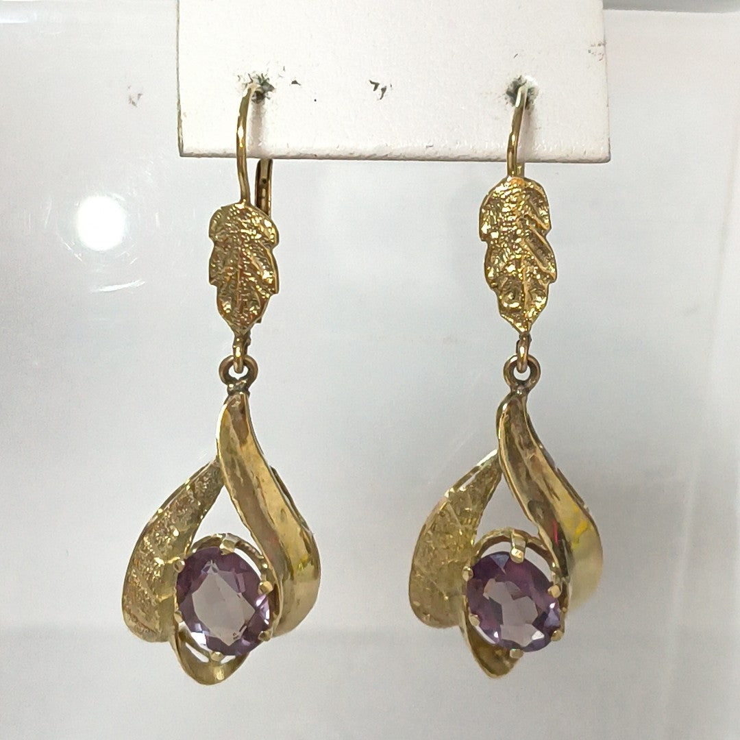 ARETES PAR ORO 10 K 4.7 GRMS (SEMINUEVO)