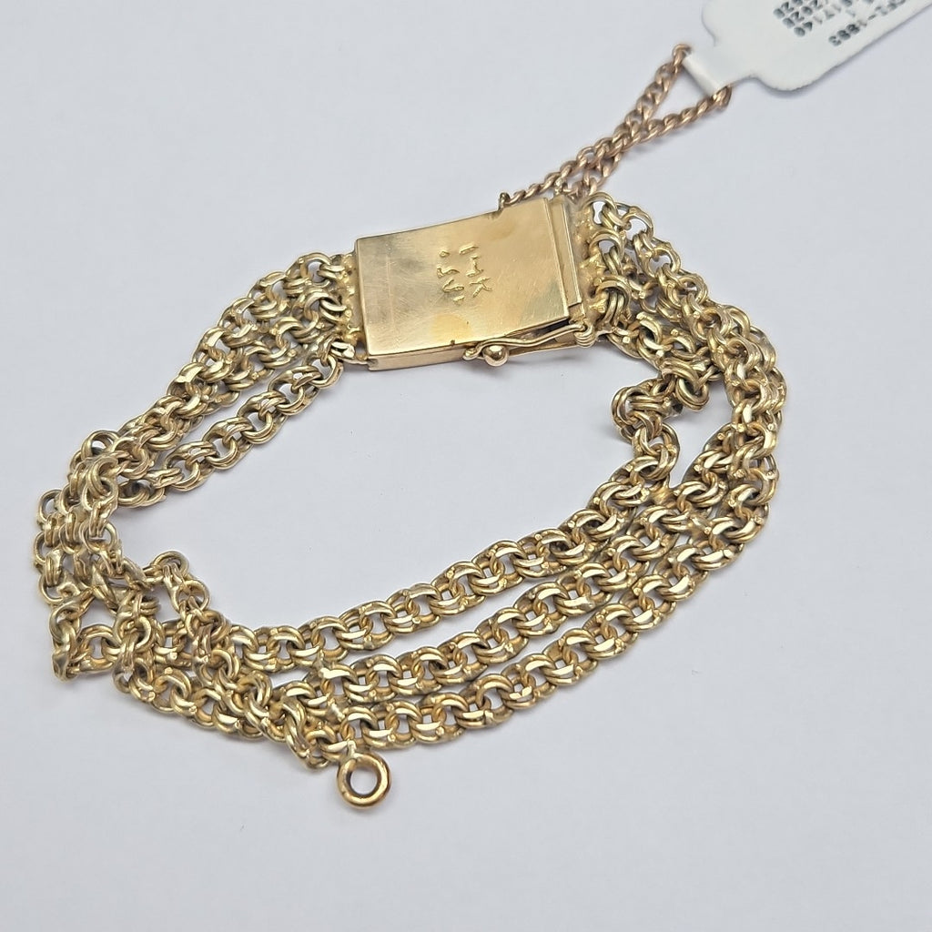 PULSERA ORO 14 K 28.4 GRMS (SEMINUEVO)