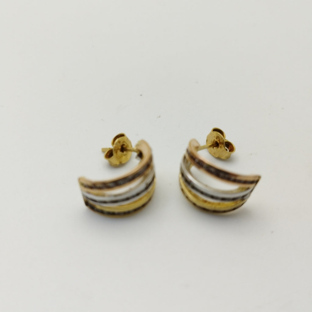 ARETES PAR ORO 14 K 2.3 GRMS (SEMINUEVO)