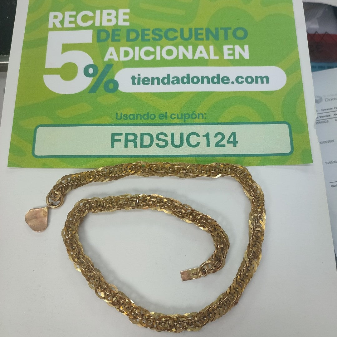 CADENA ORO 10 K 53.6 GRMS (SEMINUEVO)