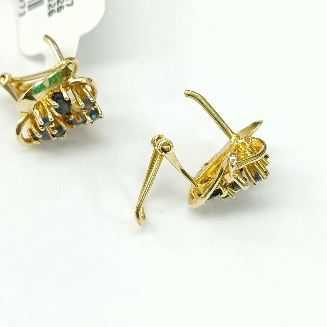 ARETES PAR ORO 14 K 3.7 GRMS (SEMINUEVO)