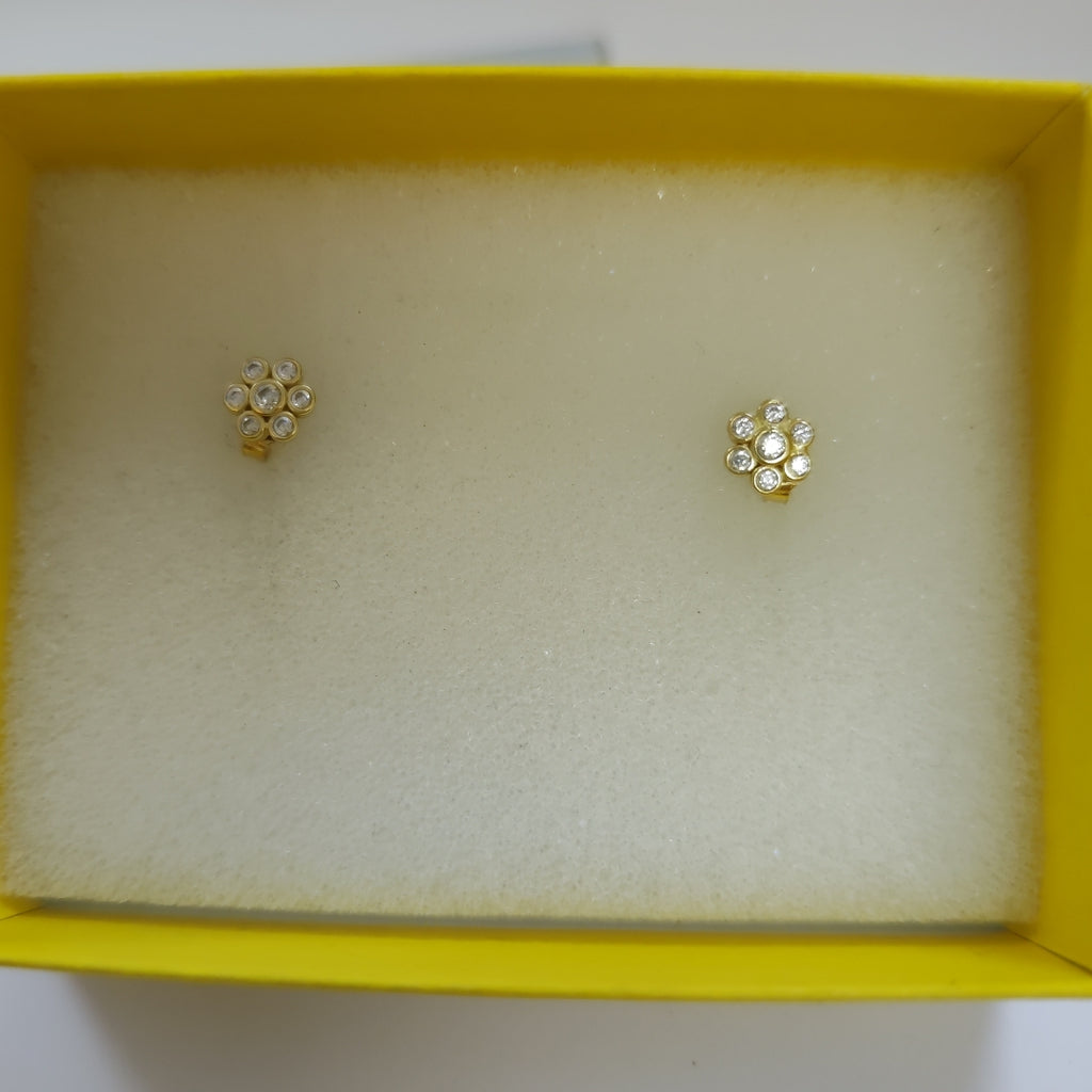 BROQUELES ORO 14K 1.2 (NUEVO)