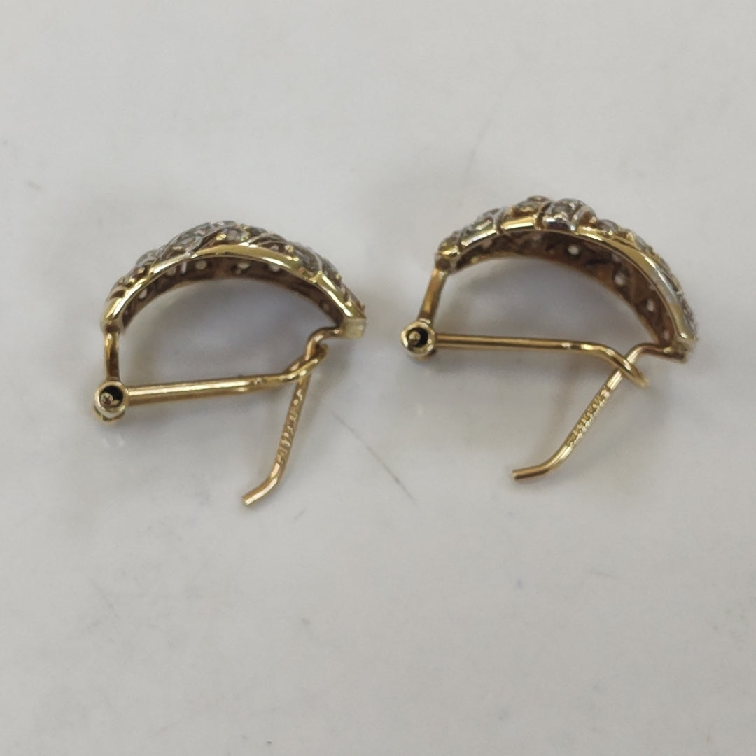 ARETES PAR ORO 10 K 4.5 GRMS (SEMINUEVO)