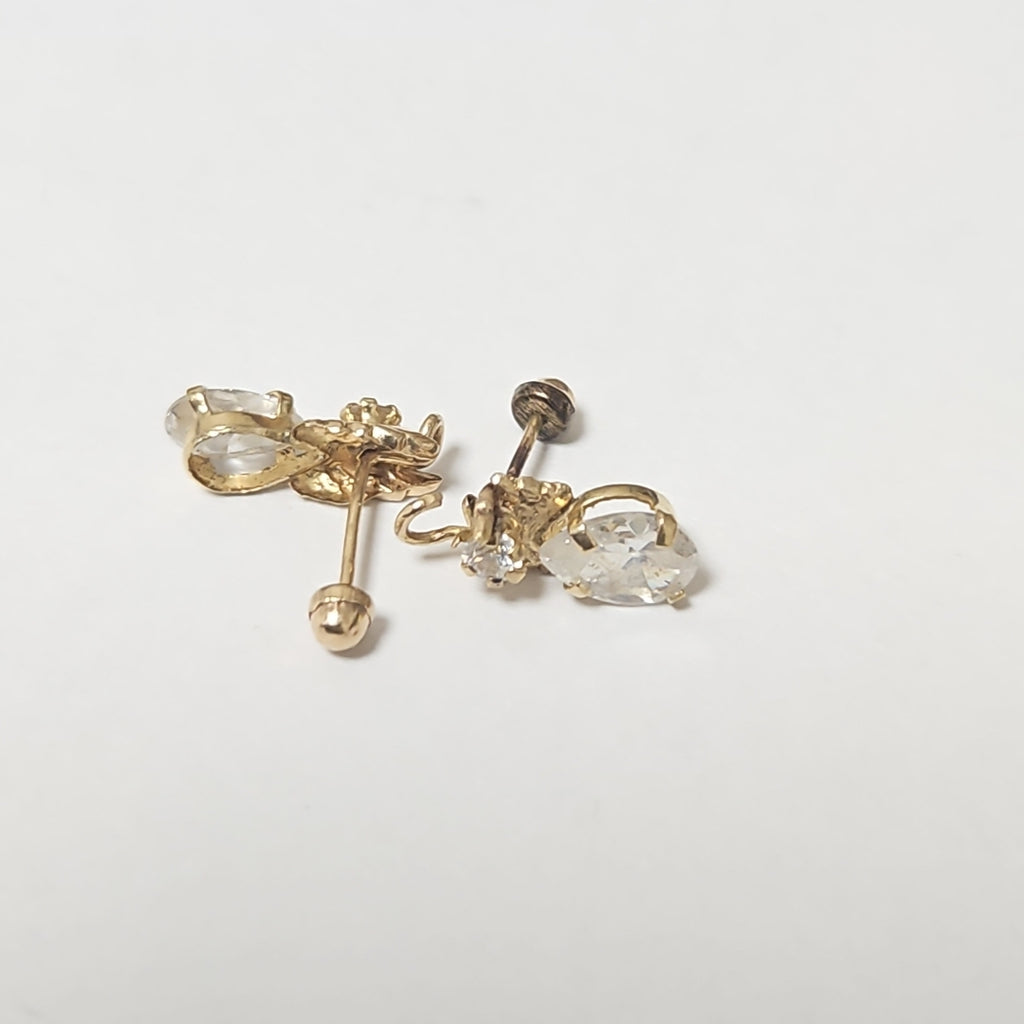 ARETES PAR ORO 10 K 0,60 GRMS (SEMINUEVO)