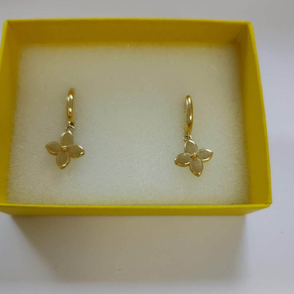 BROQUELES ORO 14K 3.2 (NUEVO)