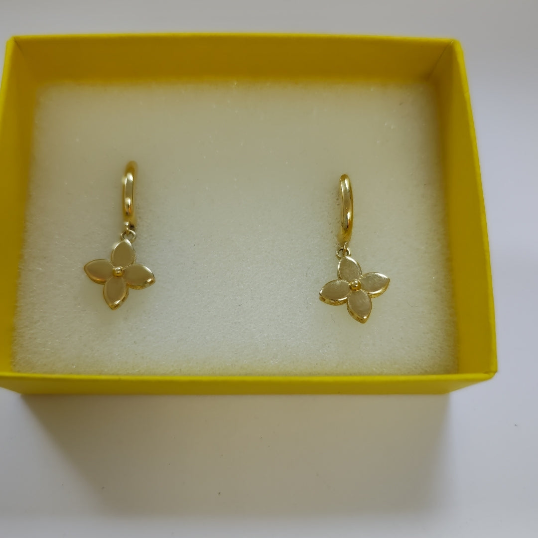 BROQUELES ORO 14K 3.2 (NUEVO)