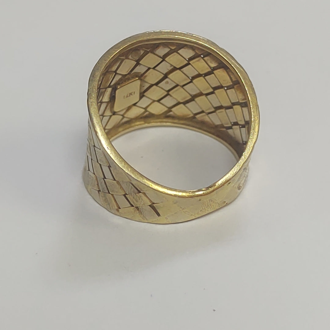 ANILLO ORO 14 K 4.3 GRMS (SEMINUEVO)