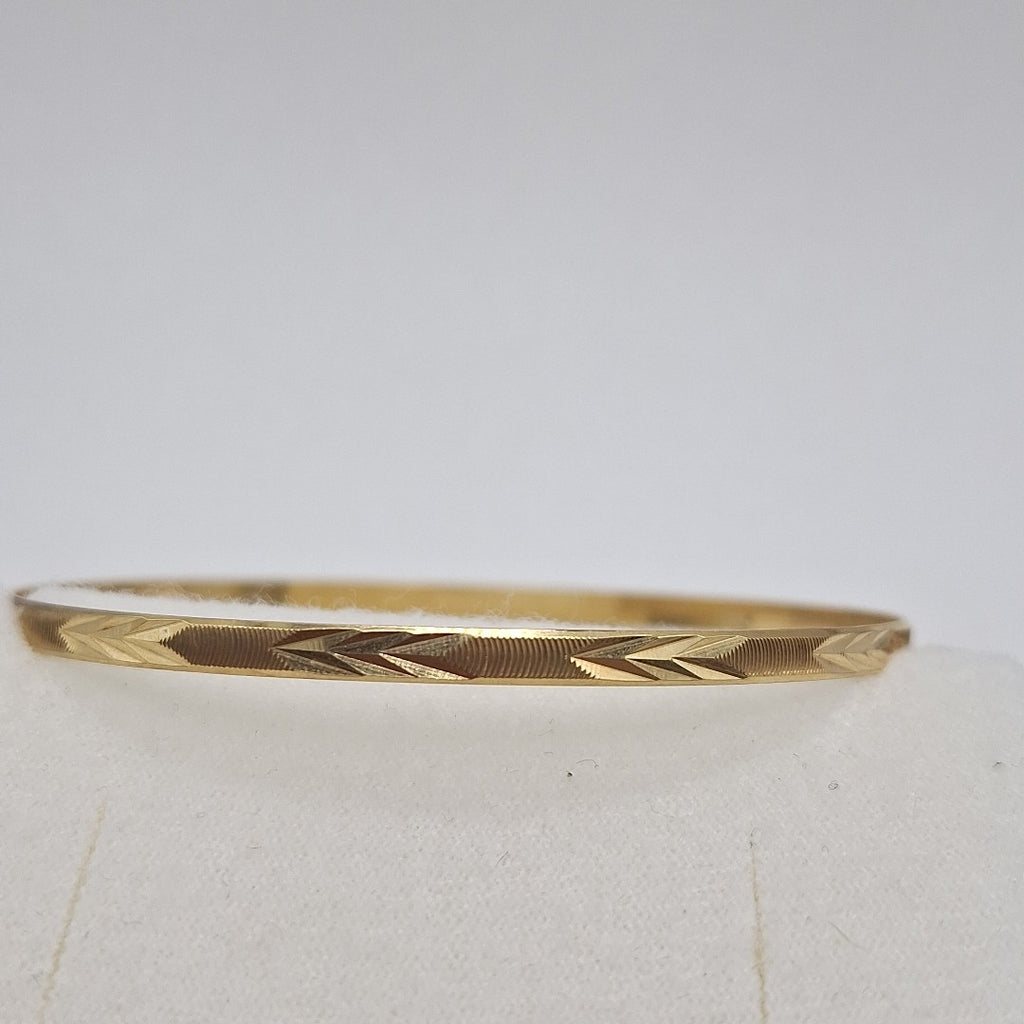PULSERA RIGIDA ORO 14 K 6 GRMS (SEMINUEVO)