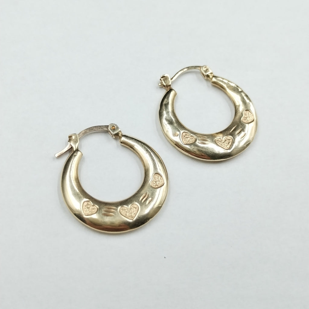 ARETES PAR ORO 14 K 2.3 GRMS (SEMINUEVO)