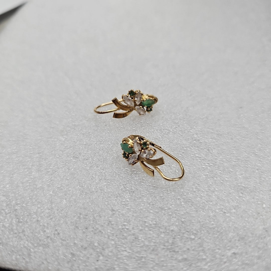 ARETES PAR ORO 14 K 3.1 GRMS (SEMINUEVO)