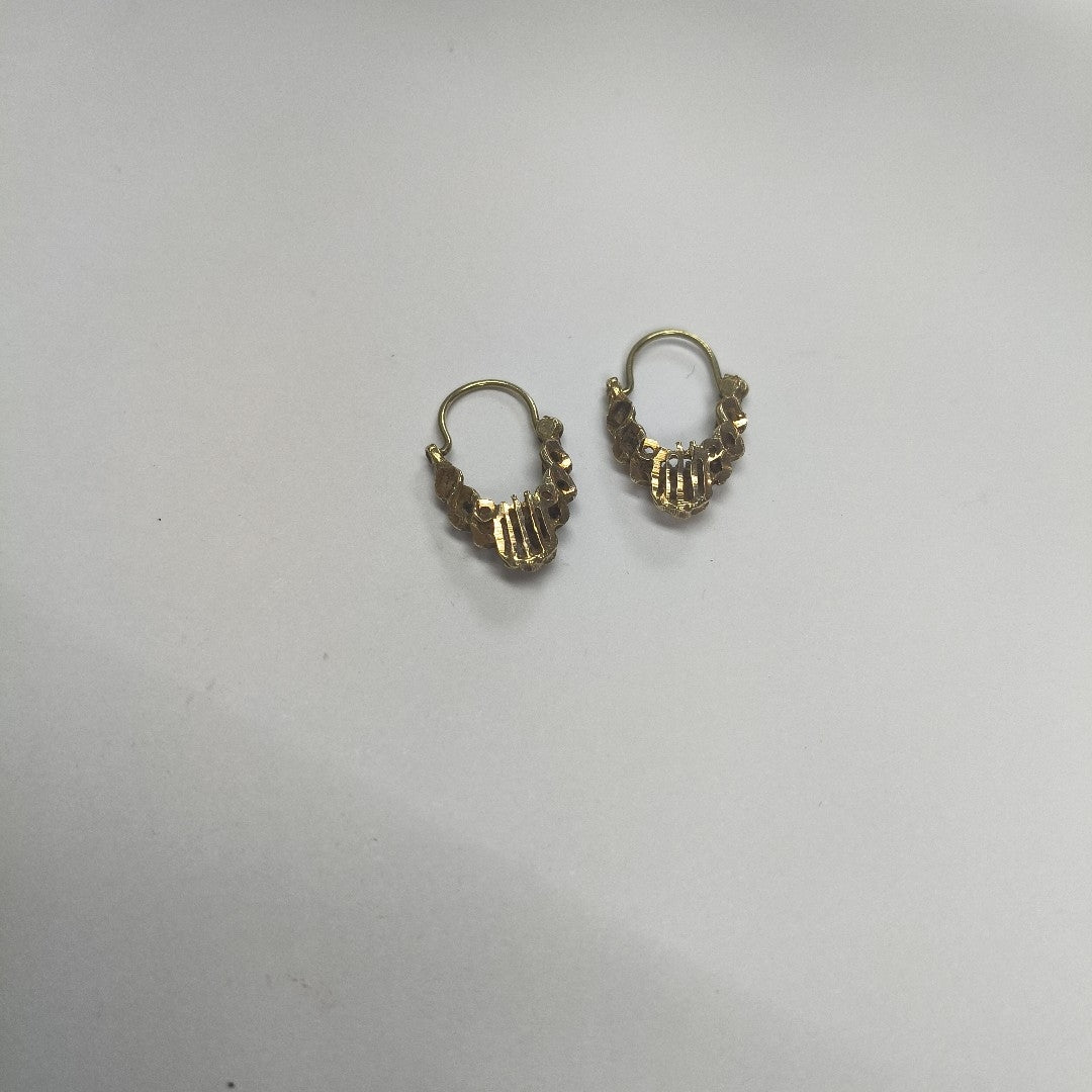 ARRACADAS PAR ORO 8 K 2,00 GRMS (SEMINUEVO)