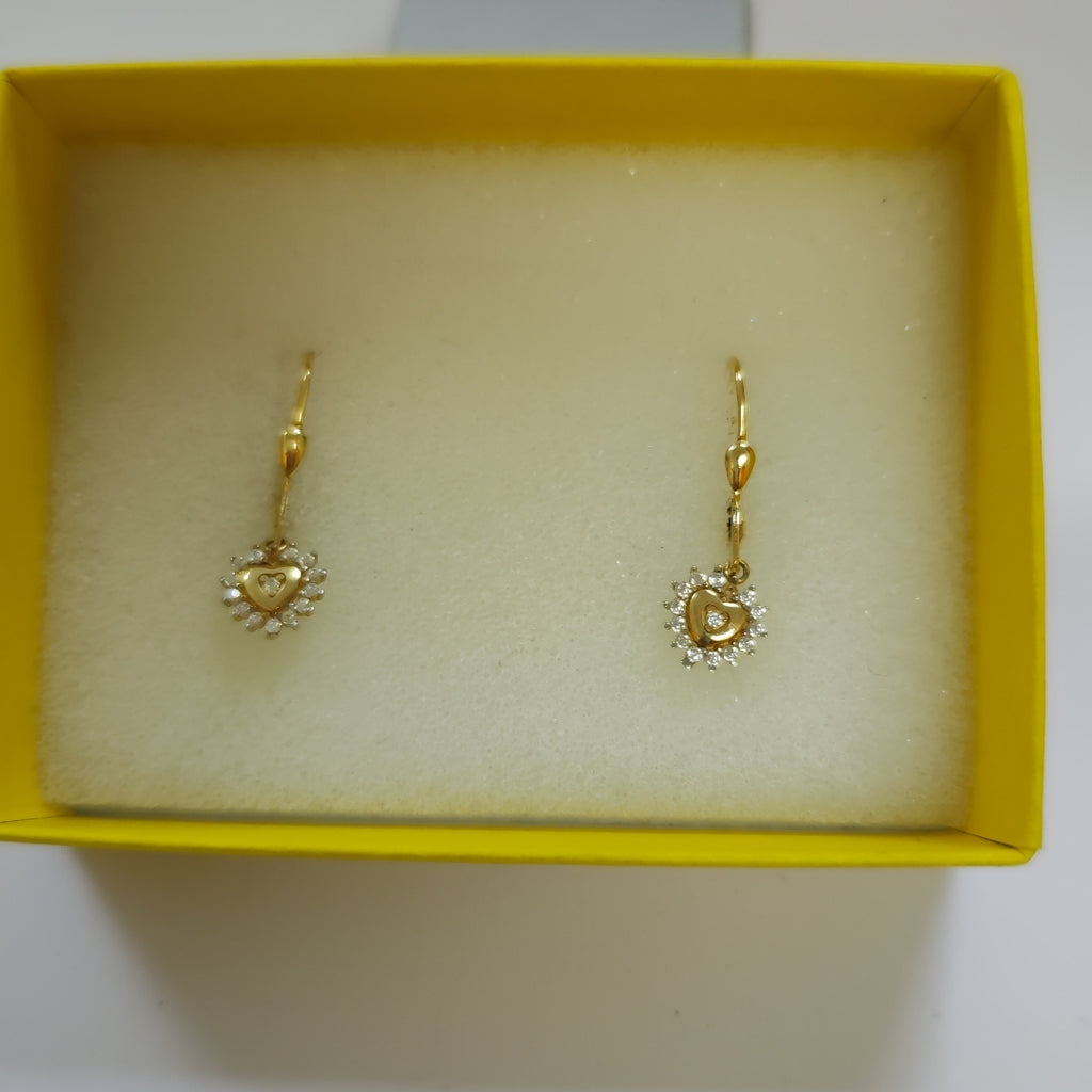 BROQUELES ORO 14K 2.1 (NUEVO)