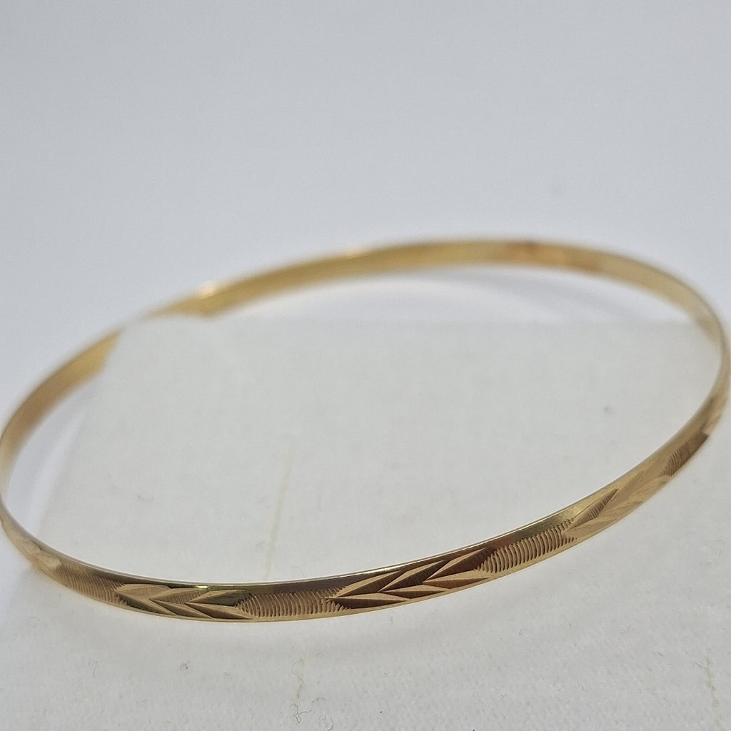 PULSERA RIGIDA ORO 14 K 5.4 GRMS (SEMINUEVO)