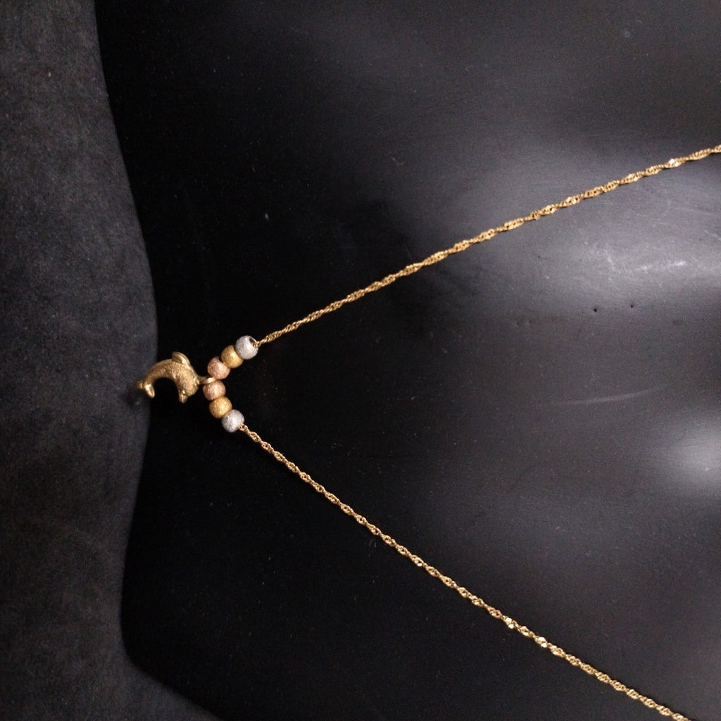 CADENA ORO, ORO COMBINADO 14 K 1.4 GRMS (SEMINUEVO)