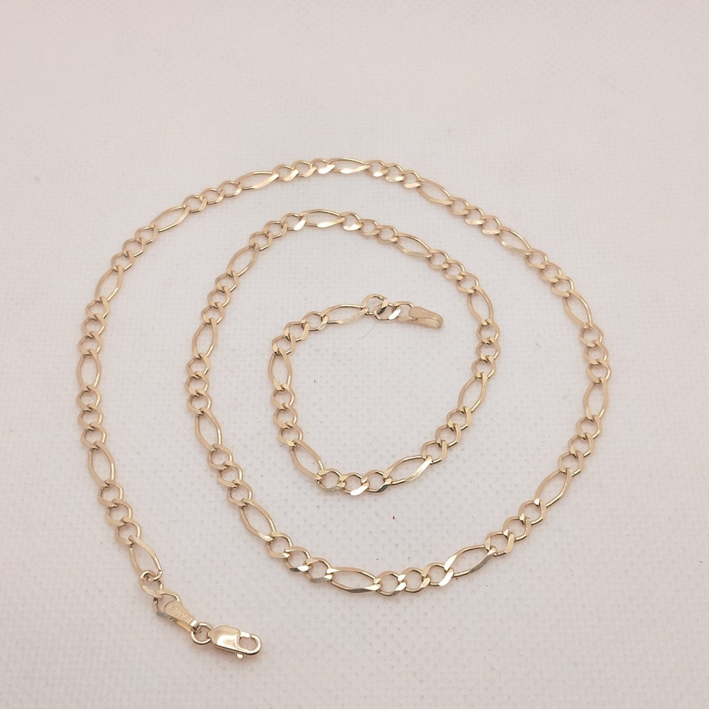 CADENAS TEJIDO 3X1 ORO 10K 50 CM 6.4 GR (NUEVO)