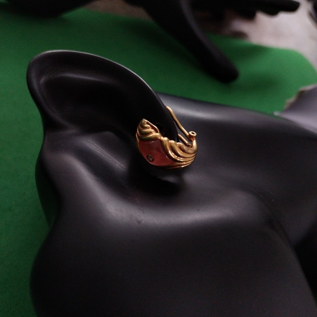 ARETES PAR ORO 18 K 10.7 GRMS (SEMINUEVO)