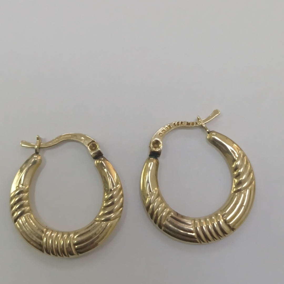 ARRACADAS PAR ORO 10 K 1,90 GRMS (SEMINUEVO)
