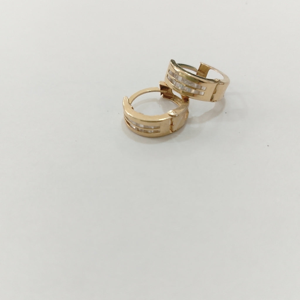 ARRACADAS PAR ORO 10 K 1.6 GRMS (SEMINUEVO)