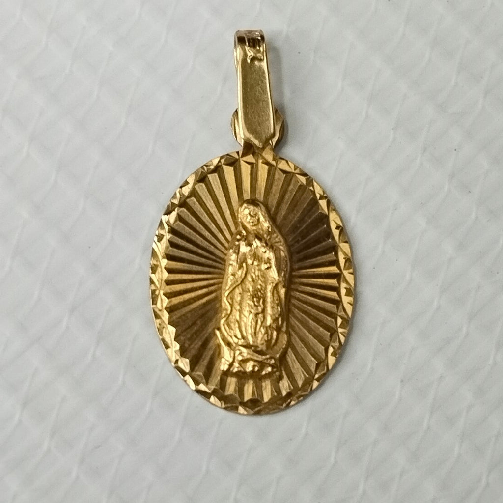 MEDALLA RELIGIOSA ORO 10 K 1.4 GRMS (SEMINUEVO)