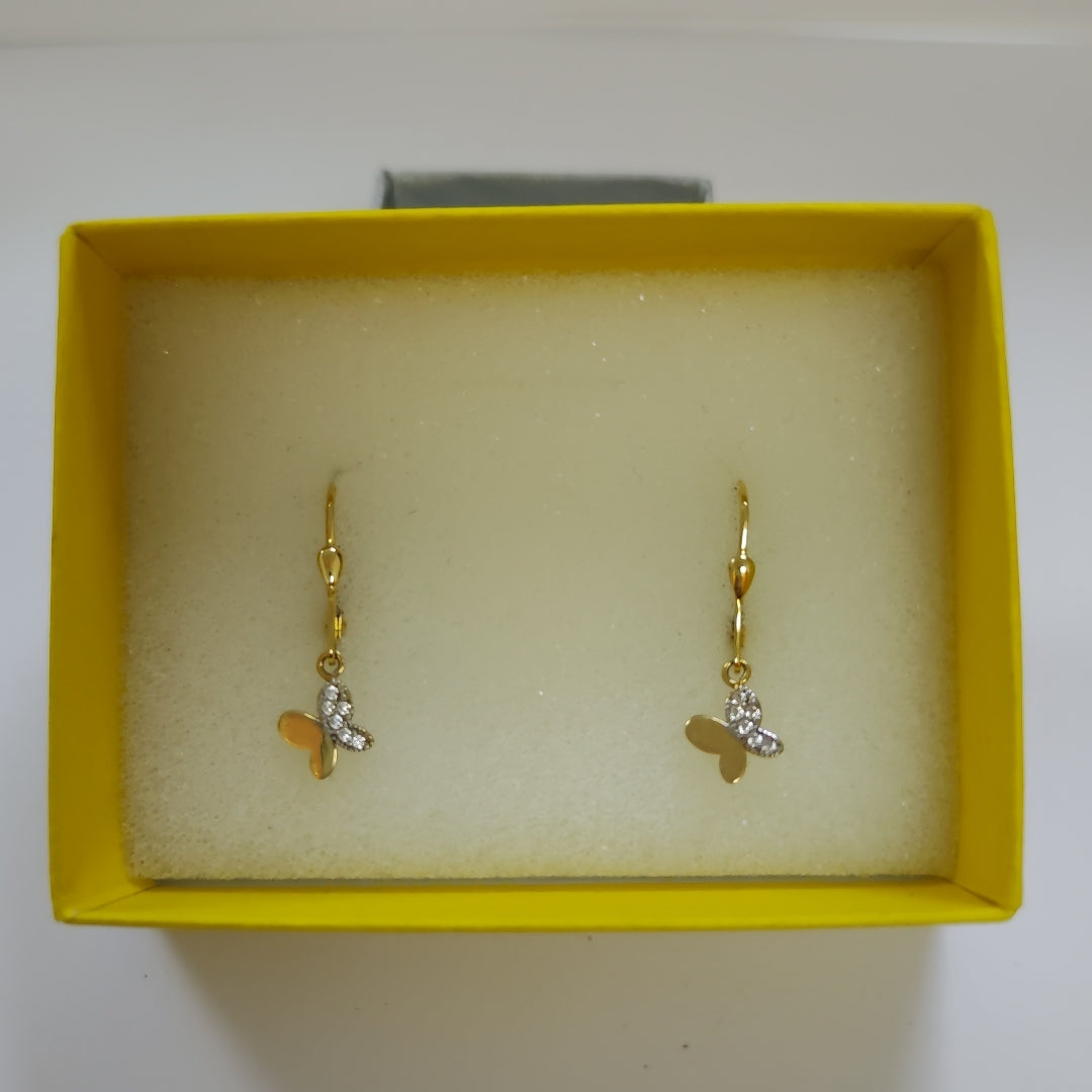 BROQUELES ORO 14K 1.8 (NUEVO)