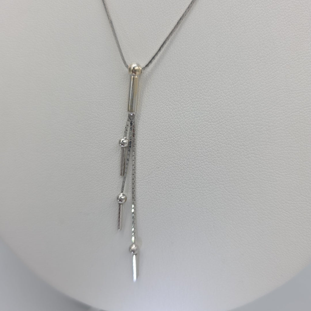 GARGANTILLA ORO, ORO BLANCO 14 K 4.7 GRMS (SEMINUEVO)