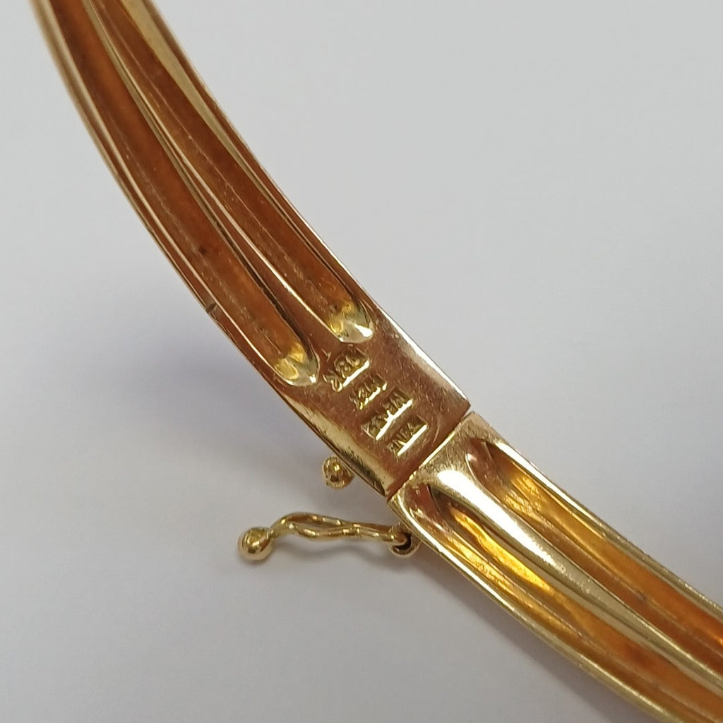 PULSERA RIGIDA ORO 18 K 28.9 GRMS (SEMINUEVO)
