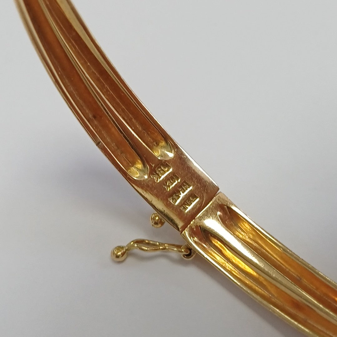 PULSERA RIGIDA ORO 18 K 28.9 GRMS (SEMINUEVO)