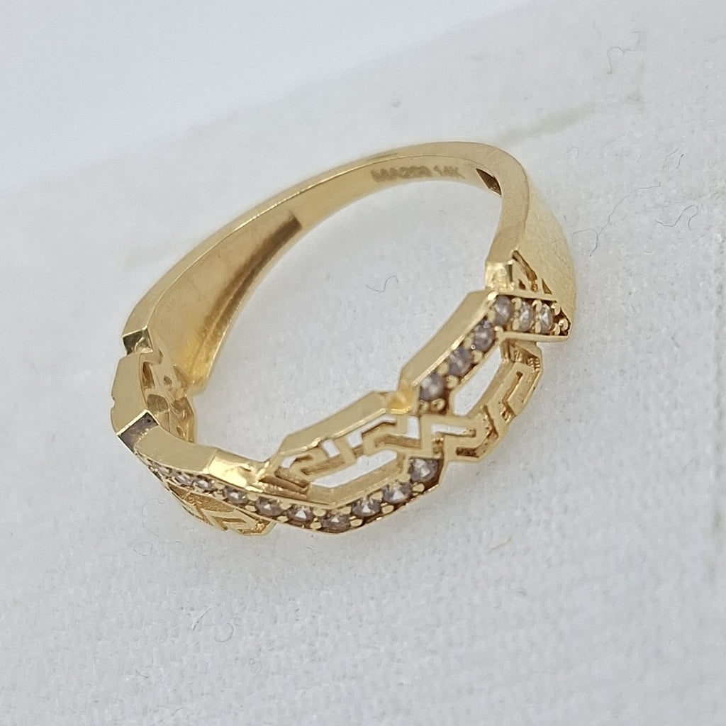 ANILLO ORO 14 K 2 GRMS (SEMINUEVO)
