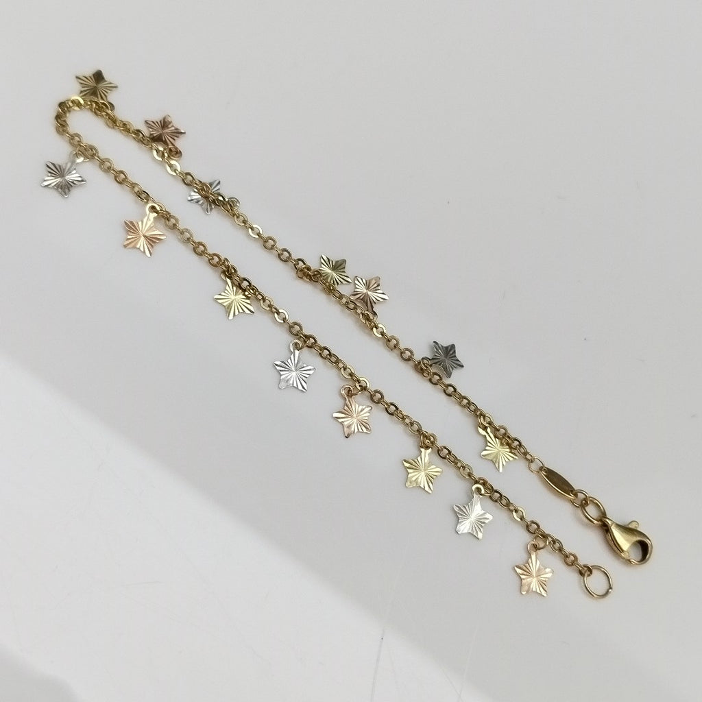 PULSERA ORO, ORO COMBINADO 10 K 2.5 GRMS (SEMINUEVO)