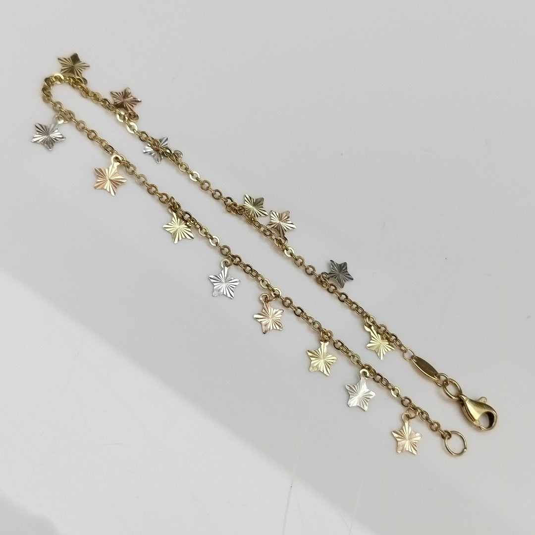 PULSERA ORO, ORO COMBINADO 10 K 2.5 GRMS (SEMINUEVO)