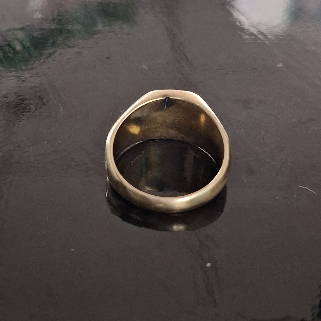 ANILLO CONMEMORATIVO ORO 8 K 5.5 GRMS (SEMINUEVO)