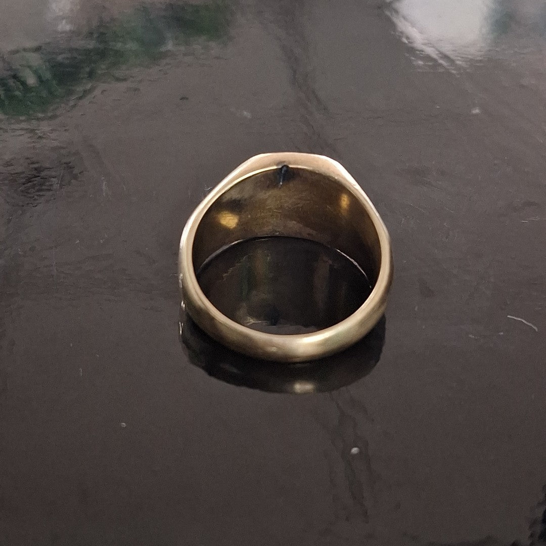 ANILLO CONMEMORATIVO ORO 8 K 5.5 GRMS (SEMINUEVO)