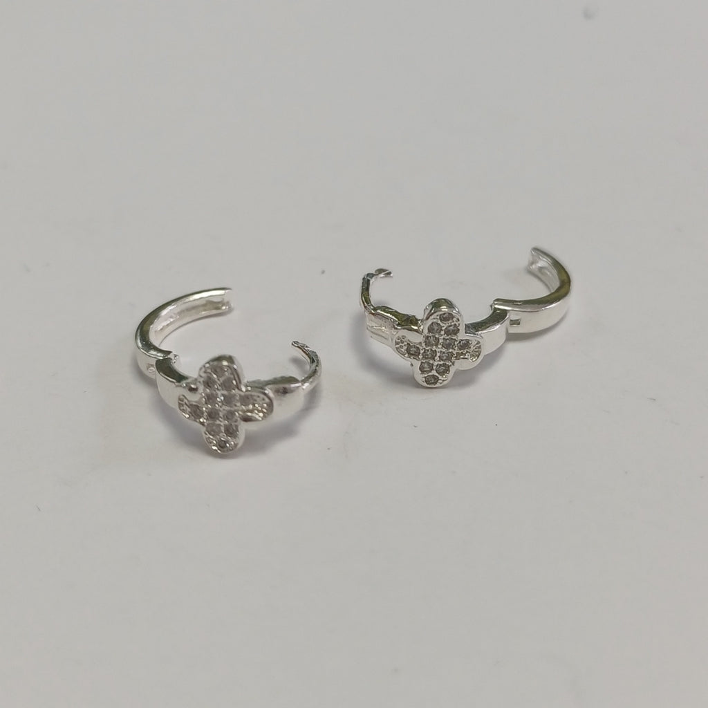 ARRACADAS C/CIRCONIAS PLATA .925 1.9 GR (NUEVO)